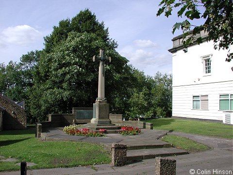 The 1939-1945 War Memorial at All Saints, Wath upon Dearne.