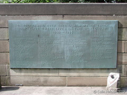 The 1939-1945 War Memorial at All Saints, Wath upon Dearne.