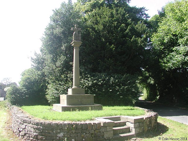 The World Wars I and II memorial at West Marton.