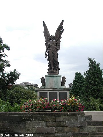The World War I memorial on Boston Road, Wetherby.