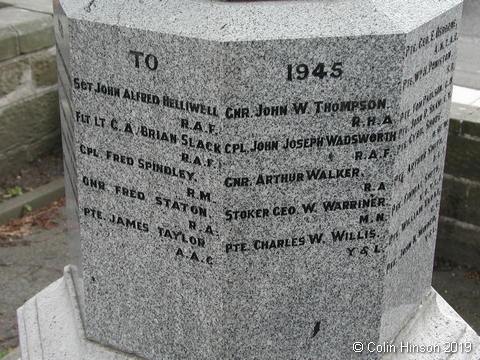 The War Memorial in the Churchyard at Wickersley.