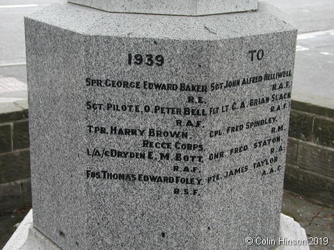 The War Memorial in the Churchyard at Wickersley.