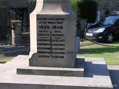 The War Memorial at Wragby