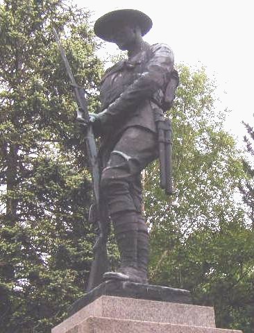 The 1914-18 and 1939-1945 War Memorial Shepley.