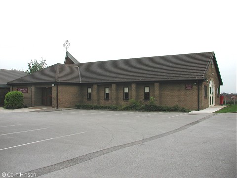 The Parish Centre (St. Benedict's R.C. church is behind it), Garforth