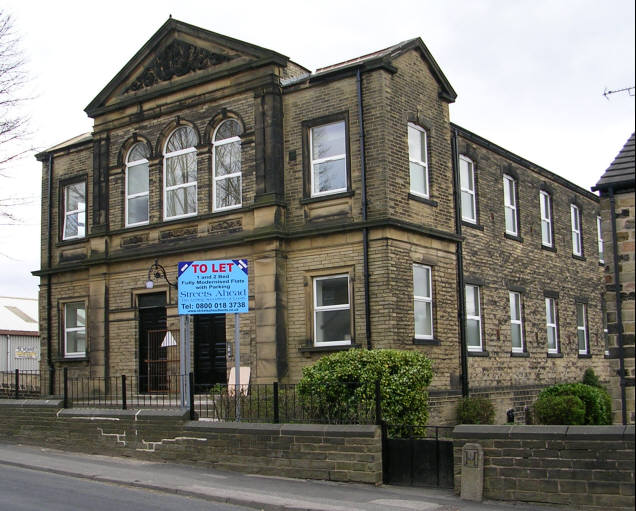 The former Baptist Church: now flats, Pudsey