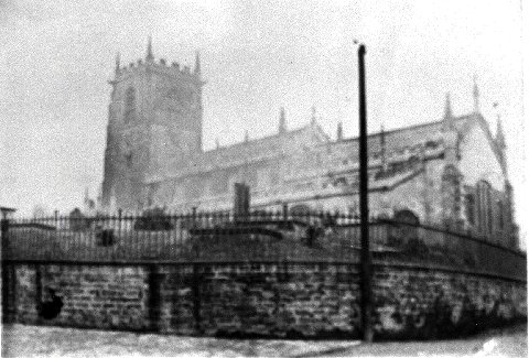 All Saints Church, Almondbury (circa 1900)