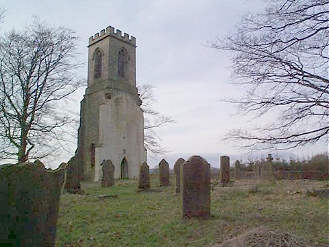 St. John's Church ruin, Bishop Thornton