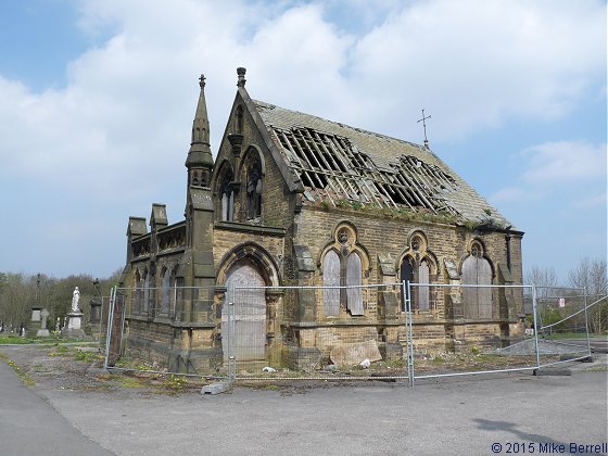 Bowling derelict Mortuary Chapel, Burras Road