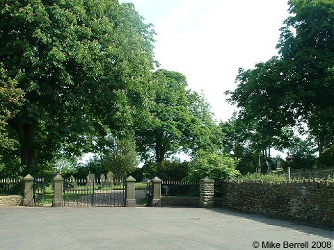 The entrance to the cemetery at Earby, Earby