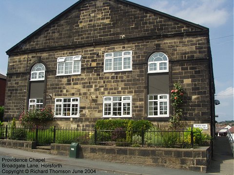 Providence Chapel, Horsforth