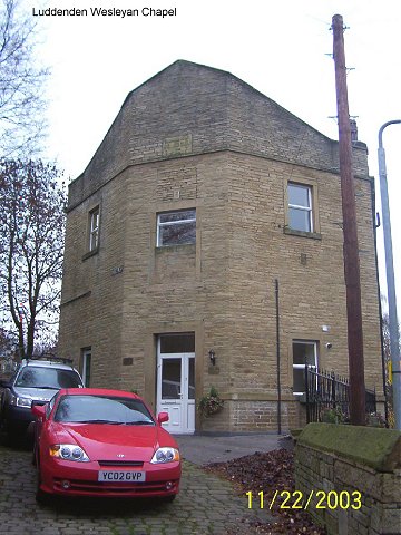 The former Wesleyan Chapel, Luddenden