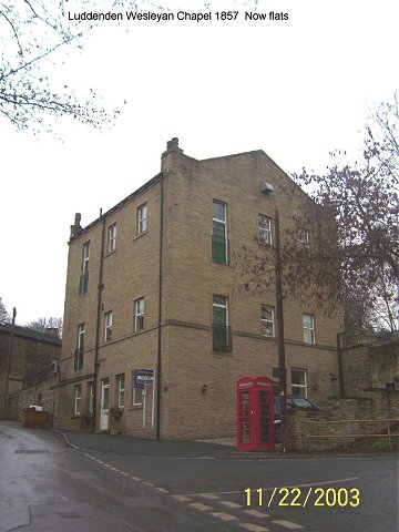 The former Wesleyan Chapel, Luddenden