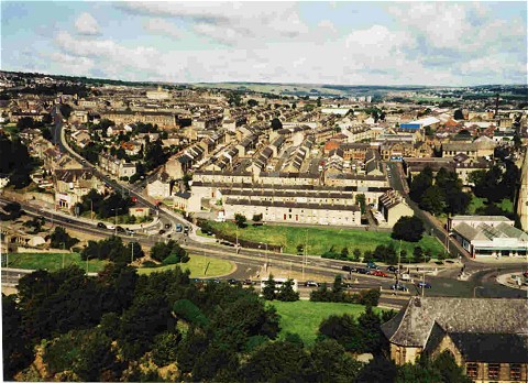 Looking down on King Cross, Halifax