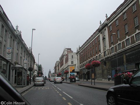 Looking up the Headrow, Leeds